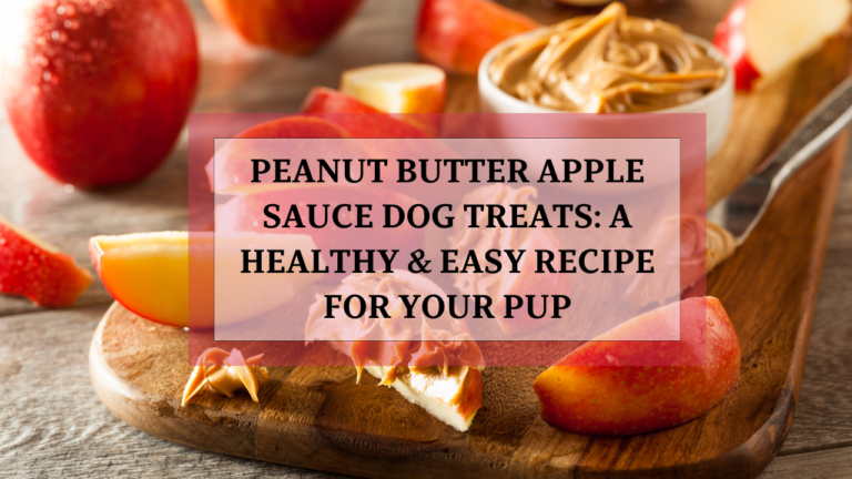 Image showcasing Peanut Butter Apple Sauce Dog Treats: A Healthy & Easy Recipe for Your ...