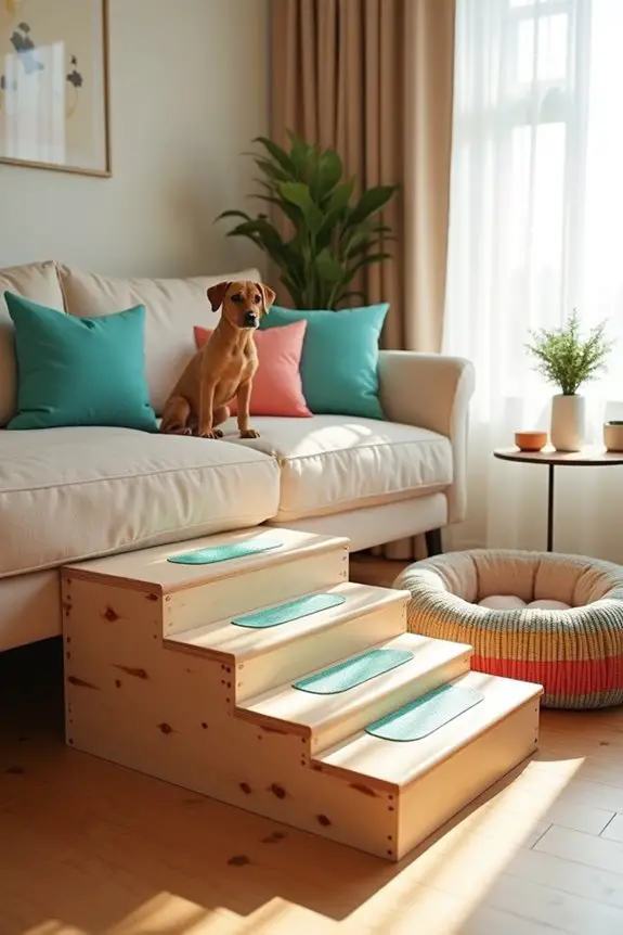 adjustable dog steps diy