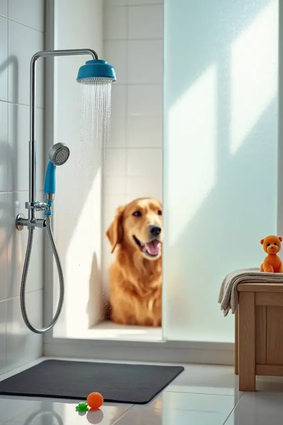 adjustable showerhead for pets