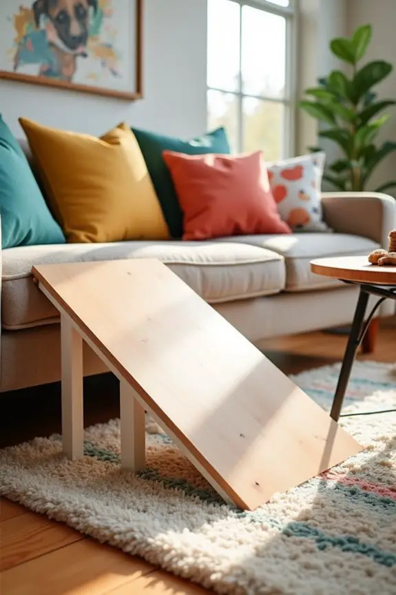 adjustable wooden ramp solution