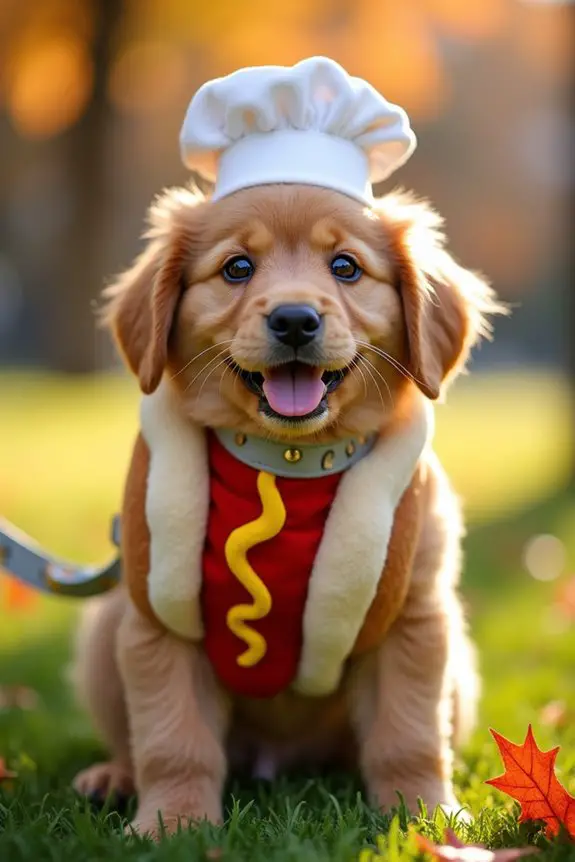 adorable diy hot dog costume