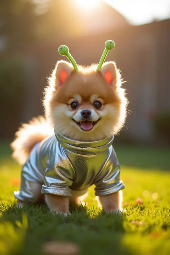 alien dog costume fun