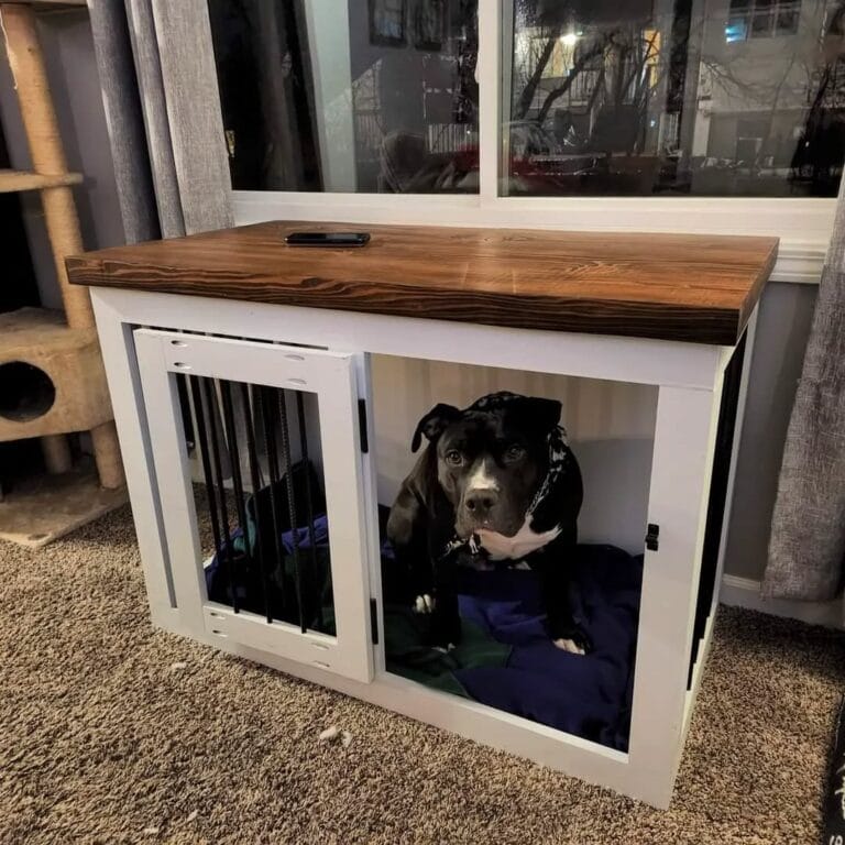 Stunning Dog Crate Console Table Handcrafted Luxury Home image