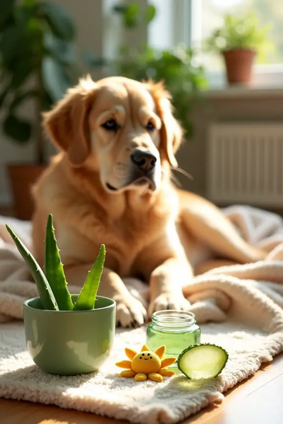 aloe vera for sunburn relief