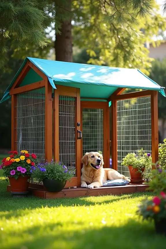 budget friendly dog enclosure
