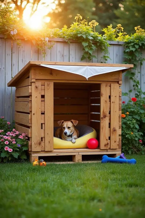 budget friendly dog kennel project