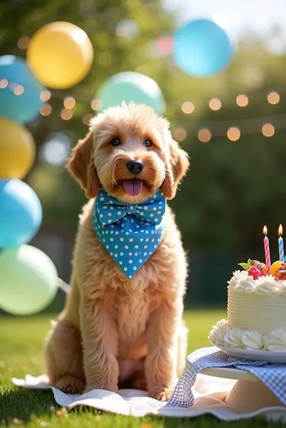 charming canine party attire