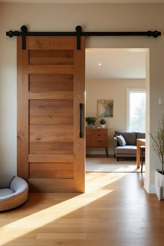 charming sliding barn gate