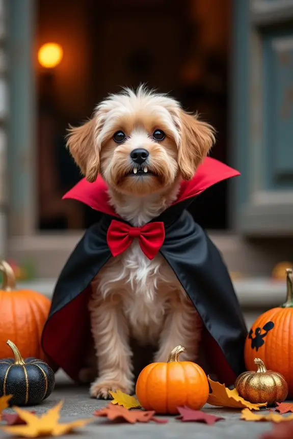 charming spooky dracula attire