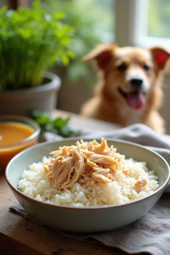 comforting boiled chicken meal