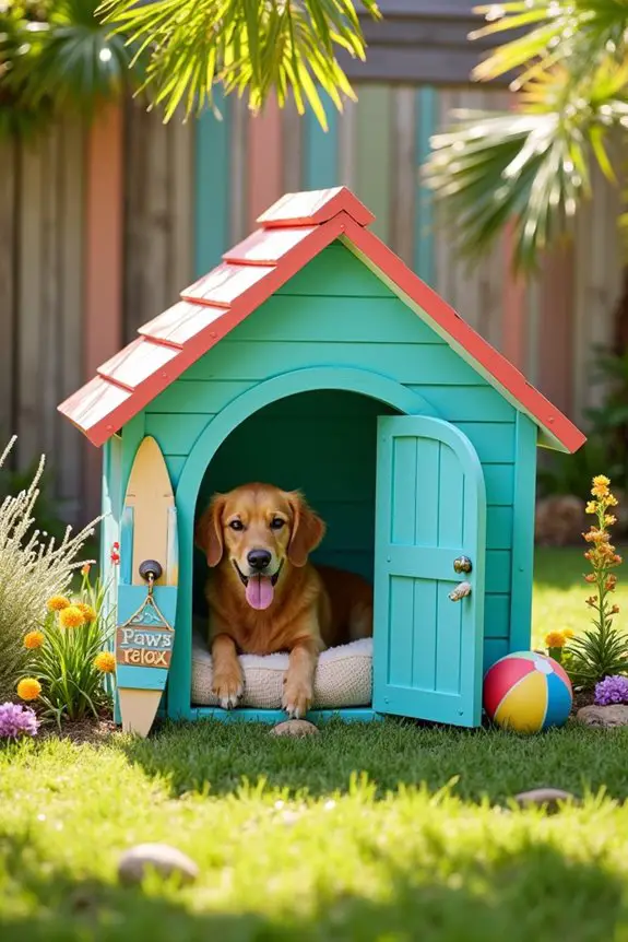 cozy coastal dog retreat