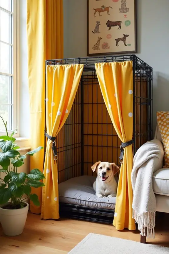 cozy decorative crate curtains