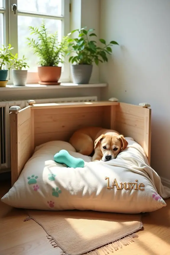 cozy diy dog bedding