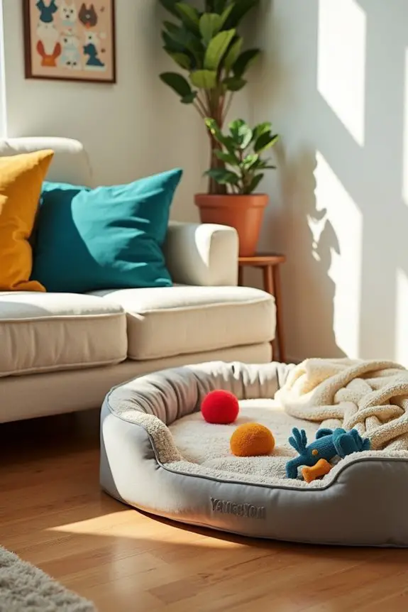 cozy dog bed comfort