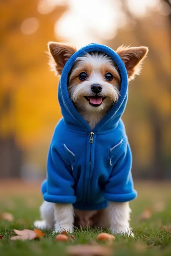 cozy dog hoodie with pockets