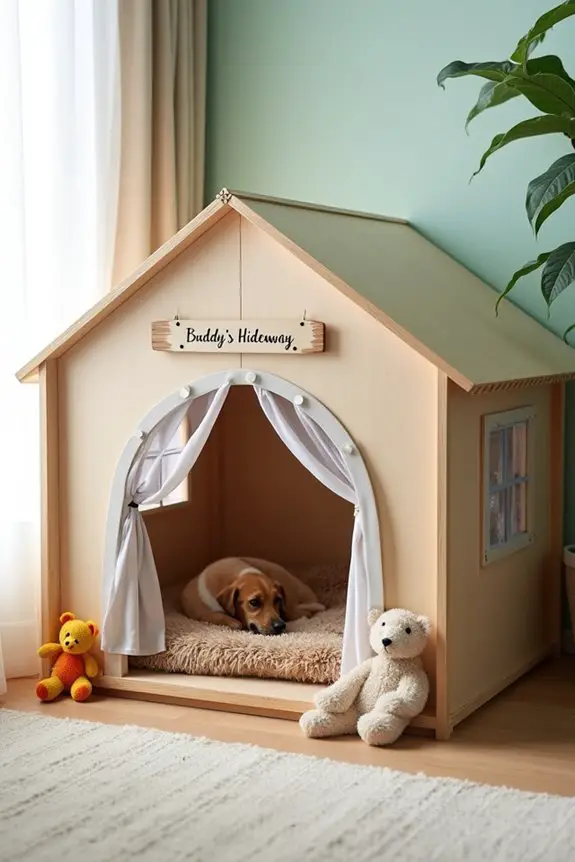 cozy indoor dog playhouse