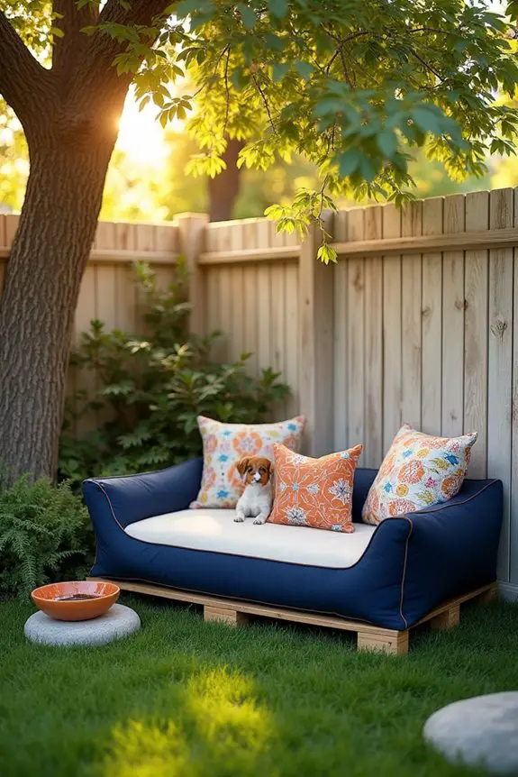 cozy outdoor dog beds