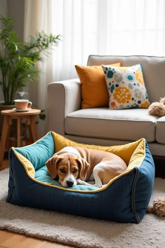 cozy reversible dog bed