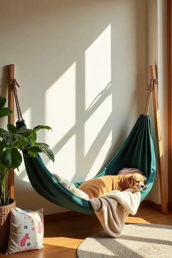 cozy stylish hammock dog beds
