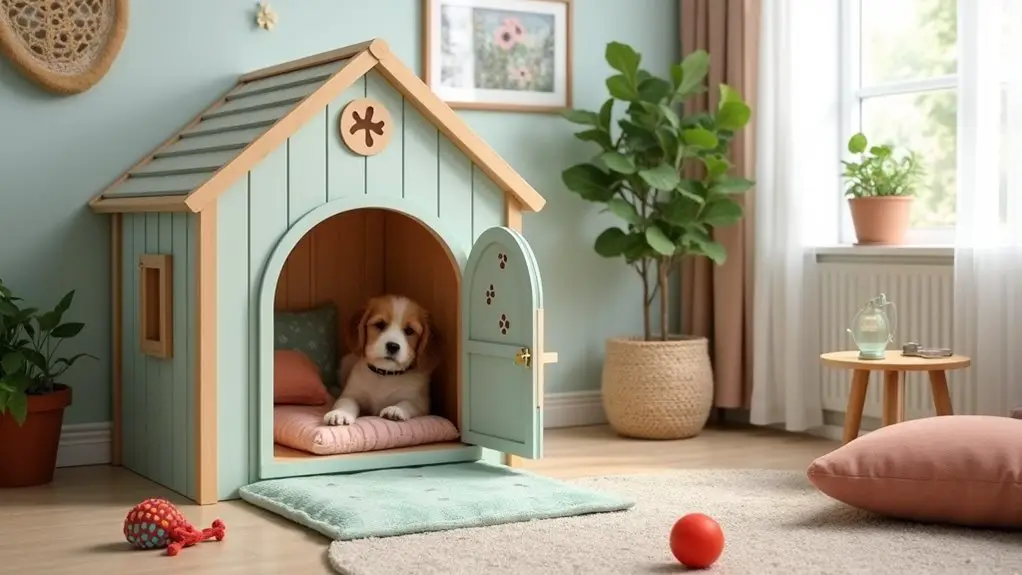 creative dog cage furniture