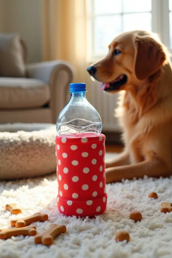 crinkly bottle toy project