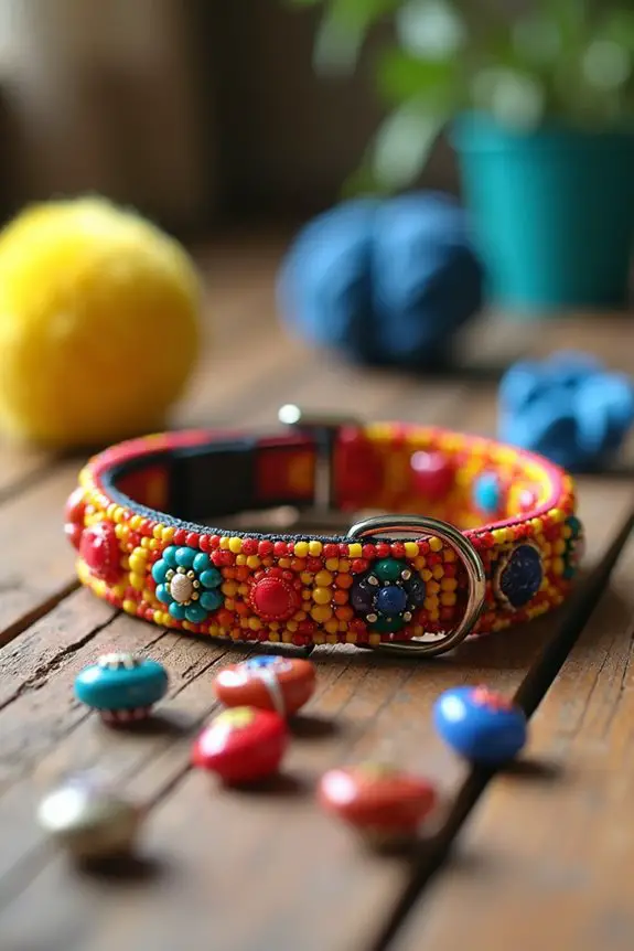 custom colorful dog collars