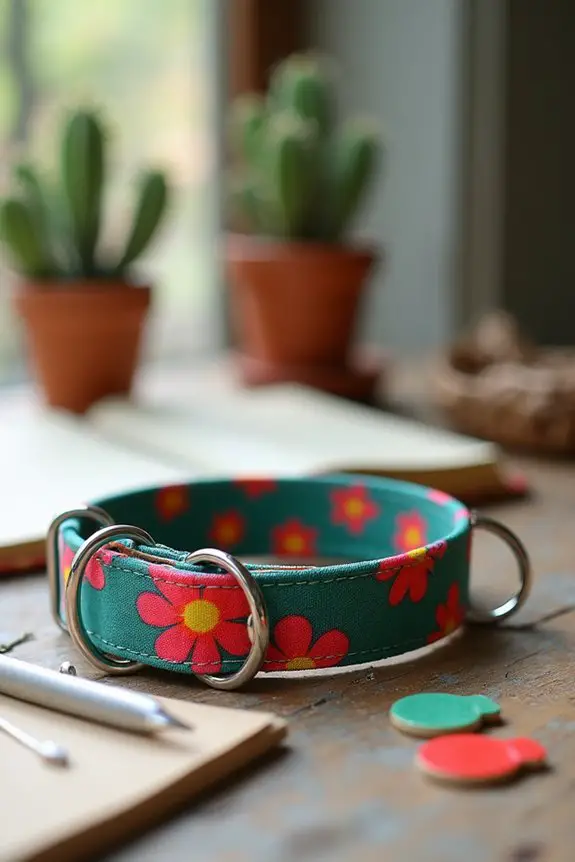 custom patterned dog collars