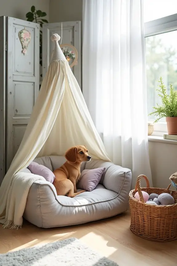 customizable cozy dog corner