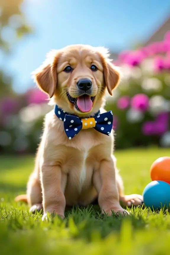 customizable dog bow ties