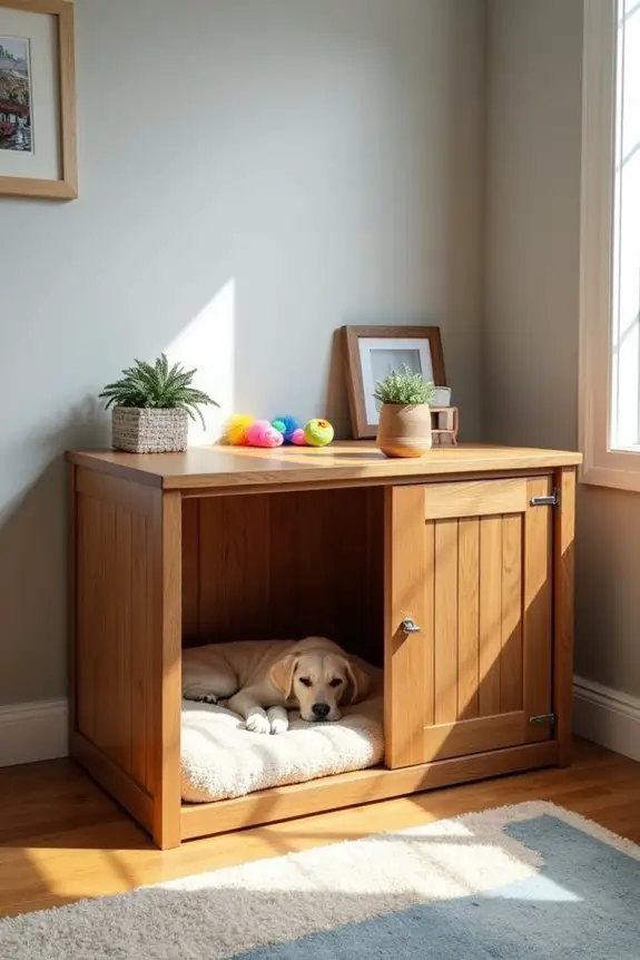 customizable stylish dog crate