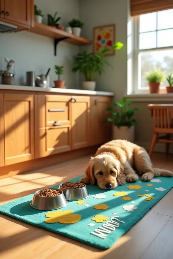 customizable stylish feeding mats