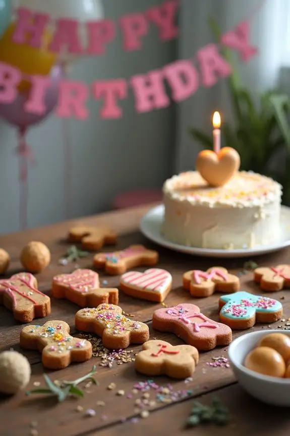 customized birthday dog treats