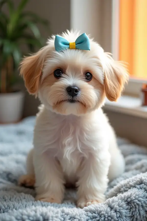 cute puppy cut grooming