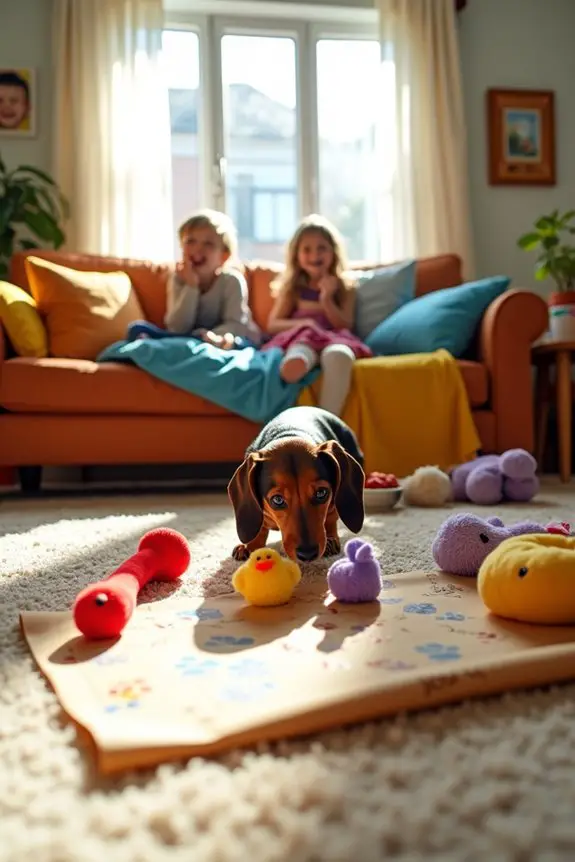 dachshund scavenger hunt fun