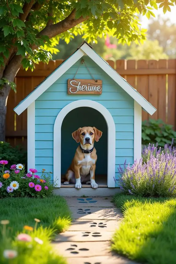 decorative finishes for doghouses