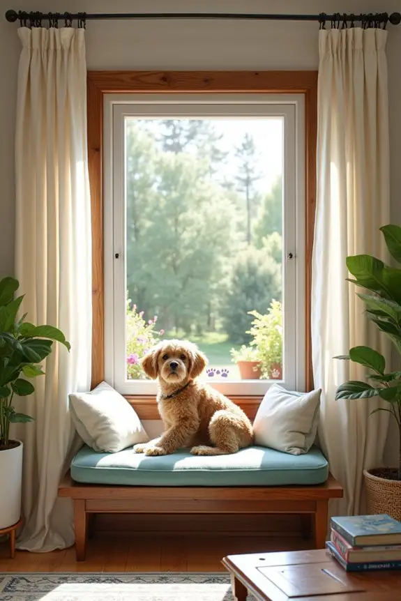 decorative window for pets
