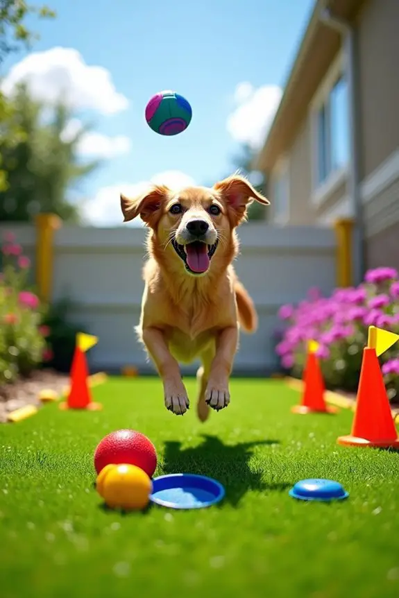 dedicated fetch play area