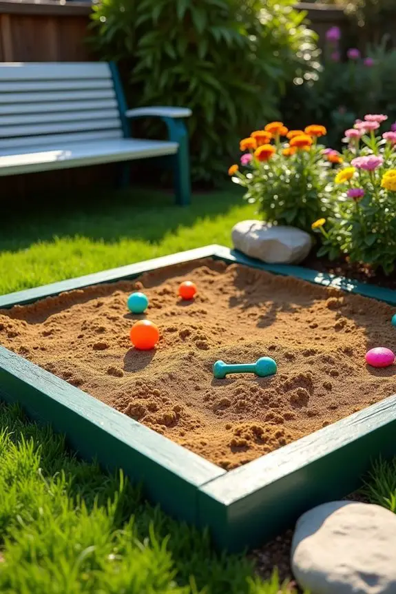 designated digging area created