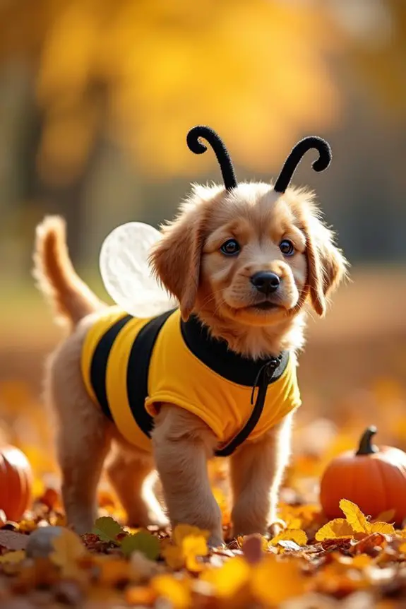 diy bumblebee dog costume