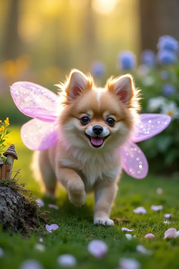 diy charming puppy wings