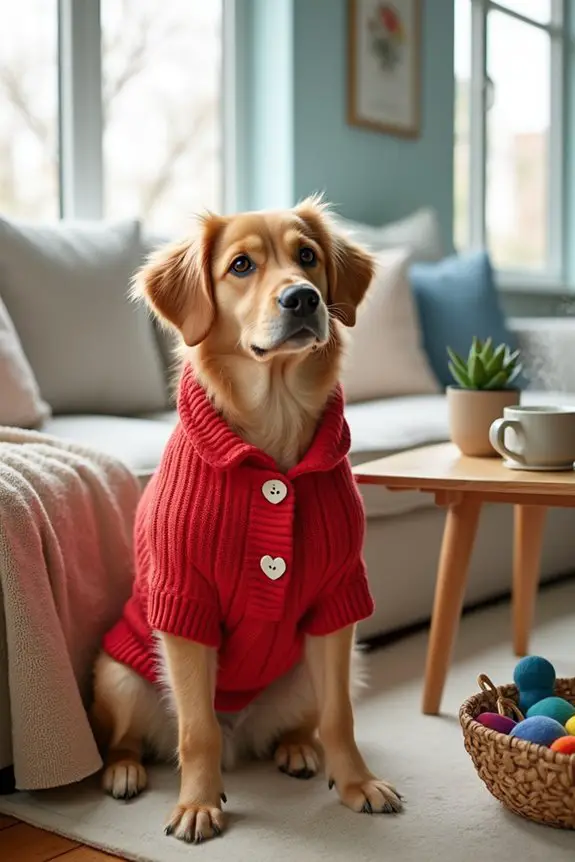 diy cozy dog sweater