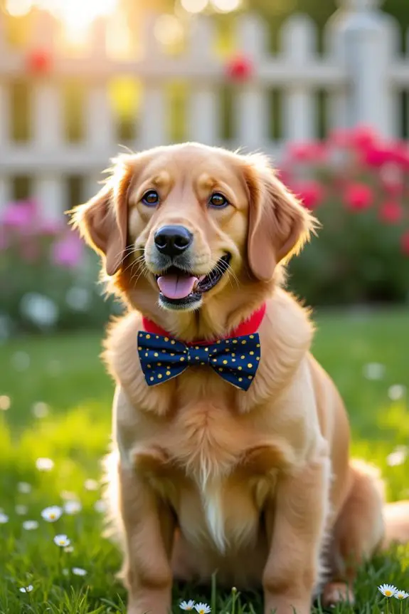 diy customizable dog bow tie