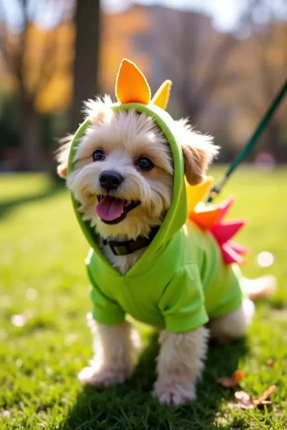diy dinosaur dog costume