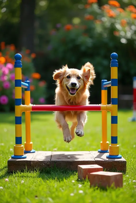diy dog agility jump