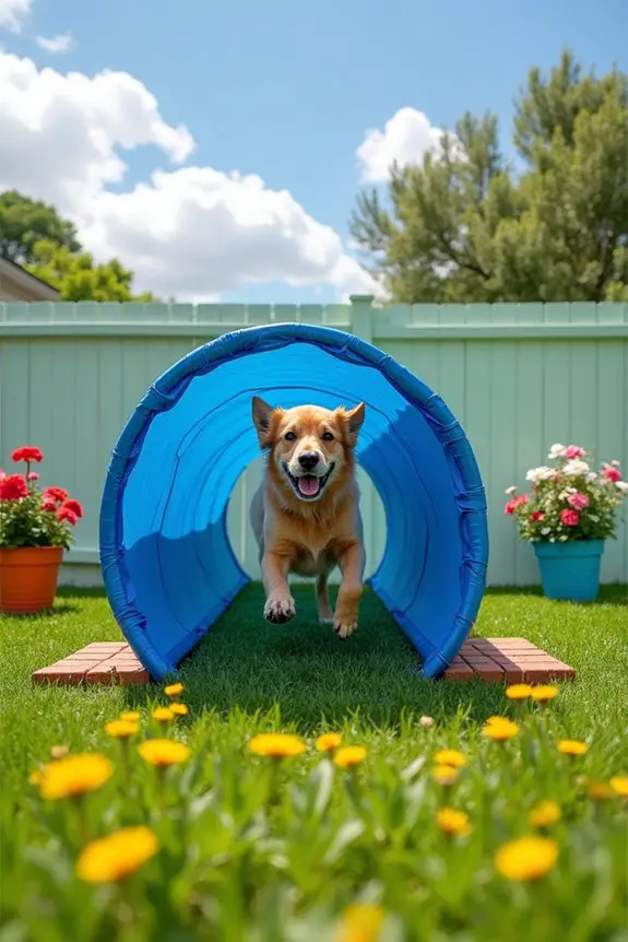 diy dog agility tunnel