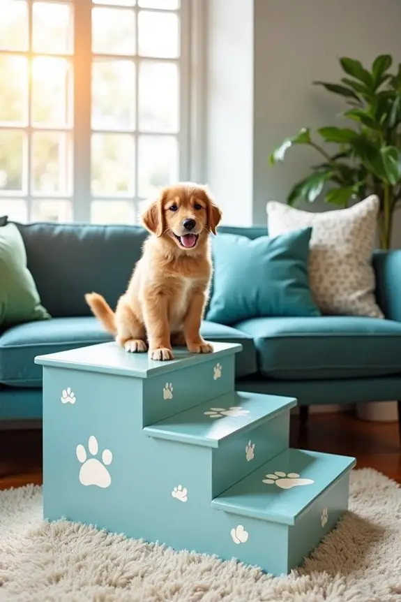 diy dog stairs project