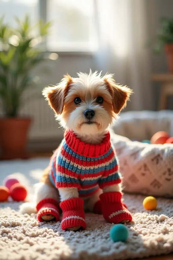 diy dog winter booties