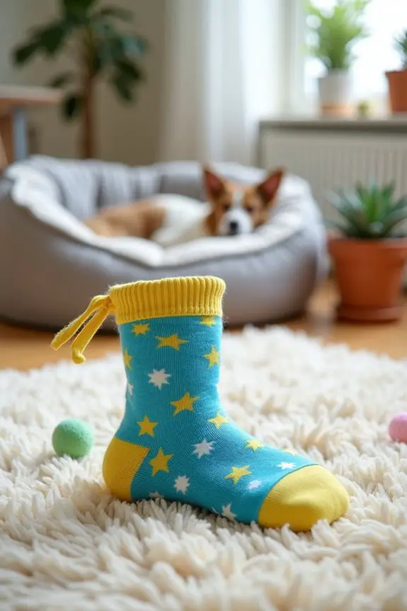diy squeaky toy socks