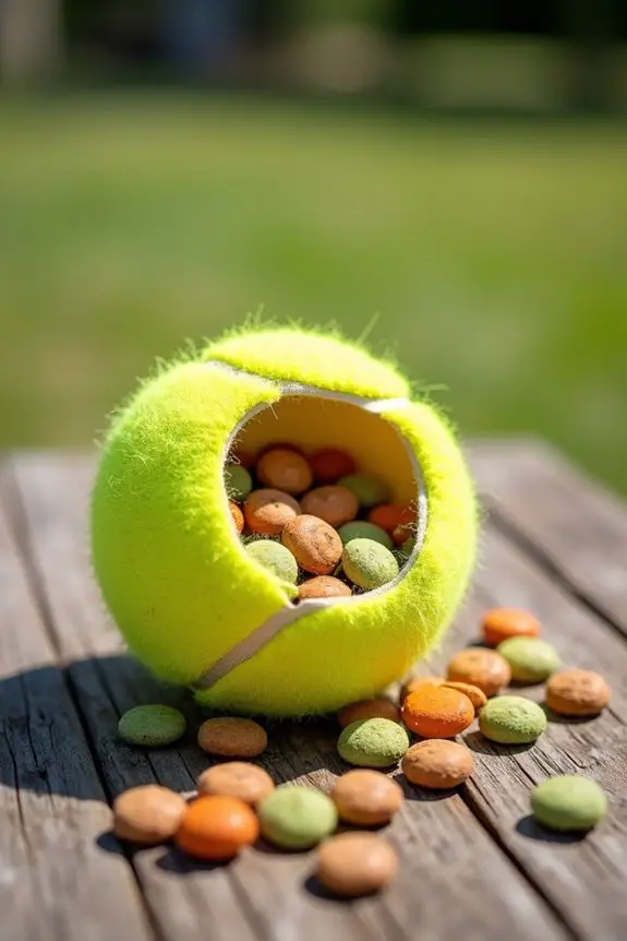 diy tennis ball dispenser