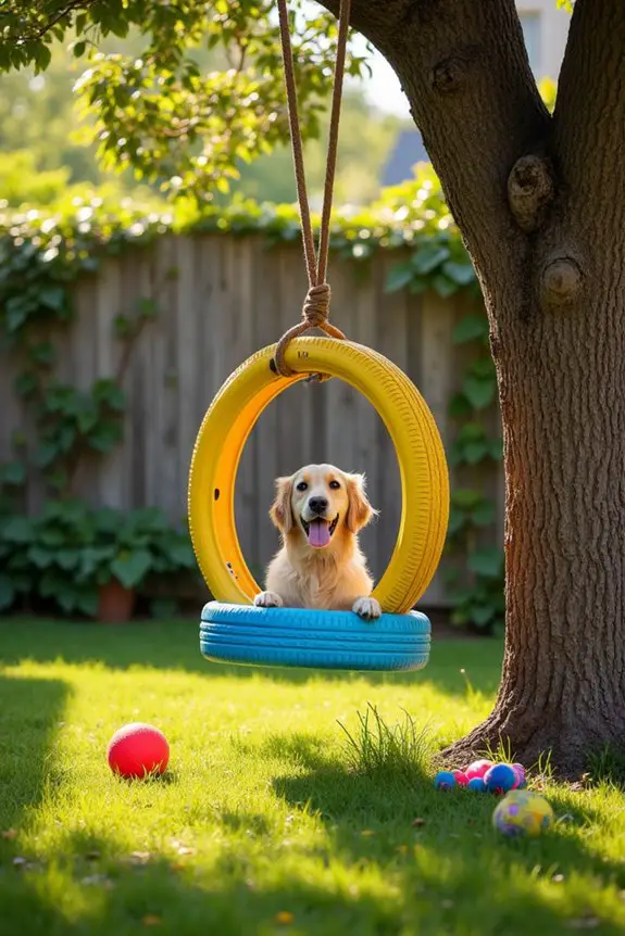 diy tire swing project